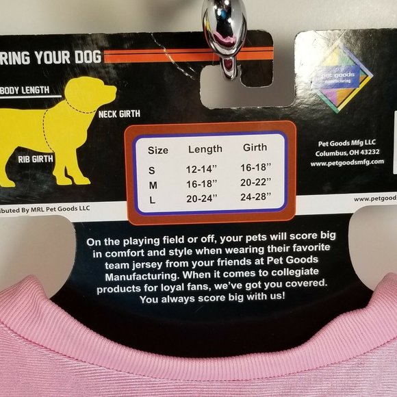 Officially Licensed Collegiate Pet Jerseys Size Large - LSU Tigers - NEW - Picture 8 of 9